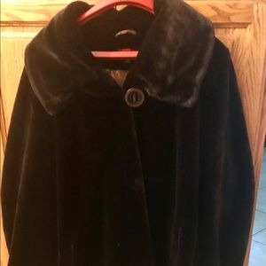 Faux fur coat
